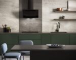 Vertical Eco Duo Glass Wall-mounted chimney hood Black - Image 2