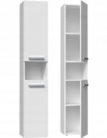 Bathroom cabinet NEL I 31x30x174 cm  matt white - Image 2