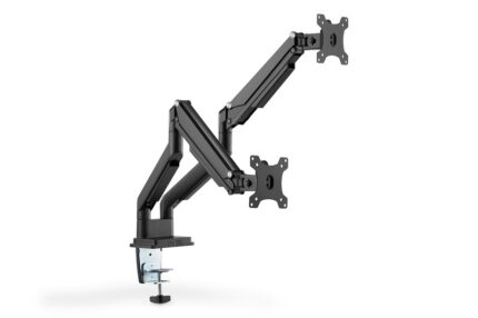 Digitus Stand Desk Mounted for 2 Monitors up to 32" with Arm (DA-90395)