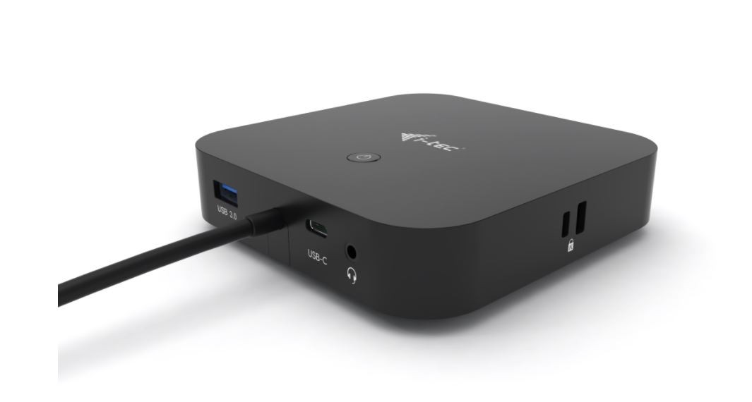 742987_1490688.jpeg i-tec USB-C Docking Station with DisplayPort 4K PD Ethernet and Support for 2 Monitors Black (C31DUALDPDOCKPD) - Image 1