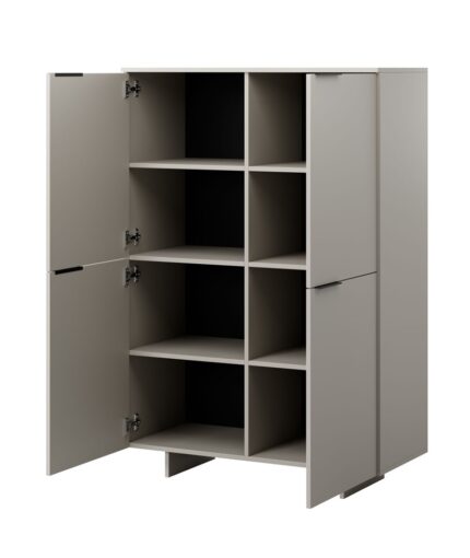 Cama 4D chest of drawers ALMA 100x41.5xH145 cashmere