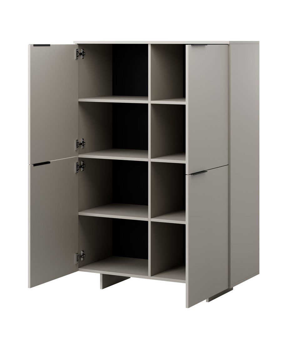 Cama 4D chest of drawers ALMA 100x41.5xH145 cashmere - Image 1