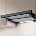 Elica Elite 14 Lux Bl/A/60 Sliding Vent Hood 60cm Grey-Inox