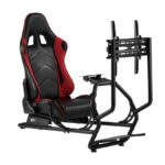 NanoRS RS160 Racing Simulator Stand 3 in 1 Simulation Cockpit Τιμονιέρας