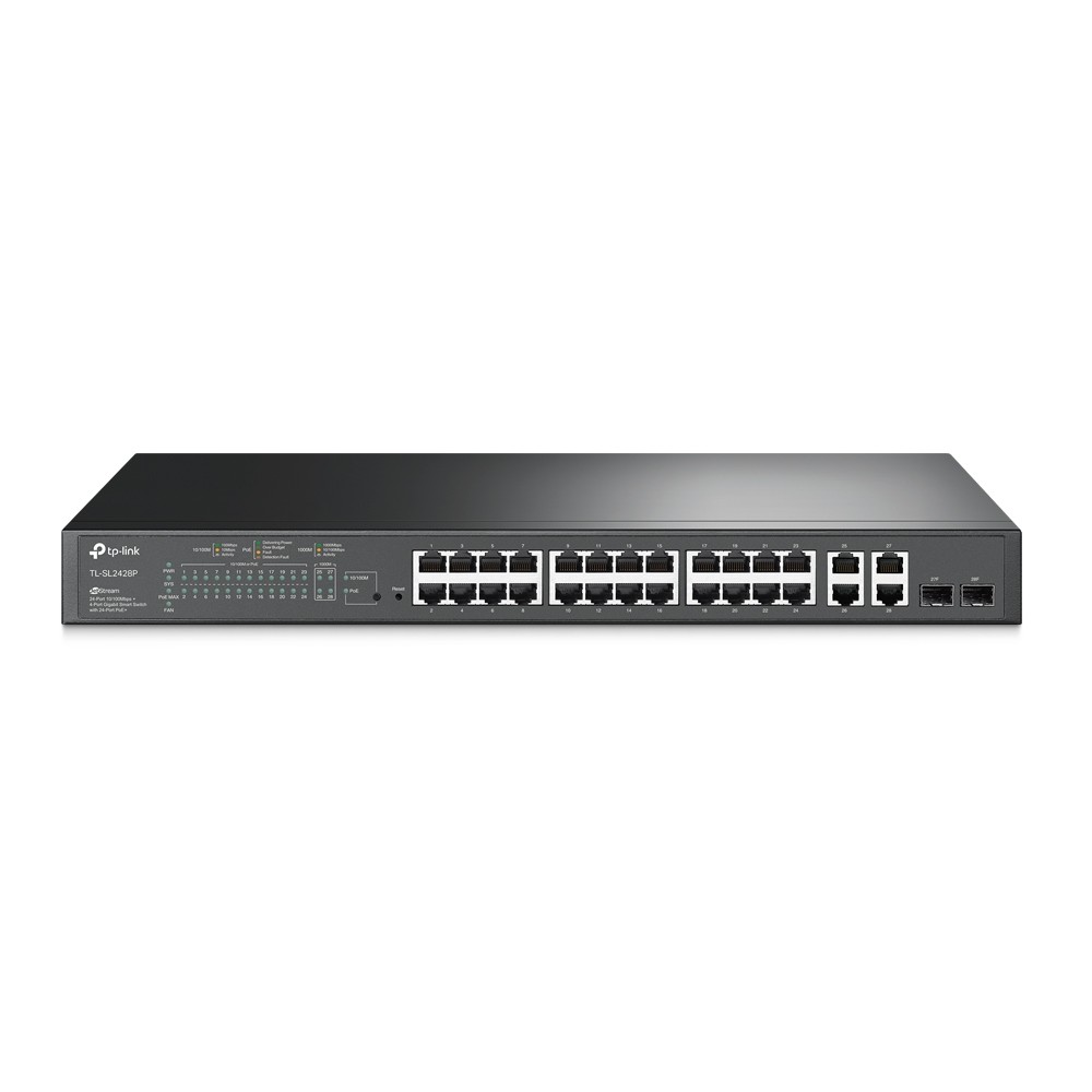 759272_1502809.jpeg Przełącznik SL2428P Switch Smart 24PoE+ 2GE 2SFP - Image 1
