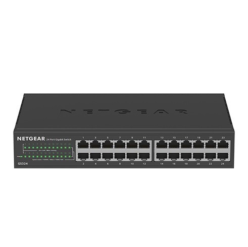 759478_1502405.jpeg NetGear GS324 Unmanaged L2 Switch with 24 Gigabit (1Gbps) Ethernet Ports - Image 1