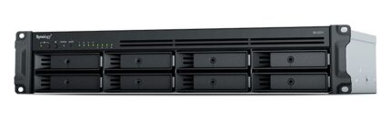 Synology RackStation RS1221+ NAS Rack with 8 slots for HDD/SSD and 4 Ethernet ports