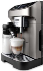 De'Longhi Magnifica Plus Automatic Espresso Machine 1450W Pressure 15bar for Cappuccino with Grinder Gray - Image 3