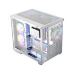 Modecom Panorama ARGB 5F Gaming Midi Tower Computer Case with Side Window White - Image 12