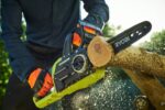 Ryobi OCS1830 Battery Chainsaw Solo Brushless 18V 3.2kg with Blade 30cm - Image 6