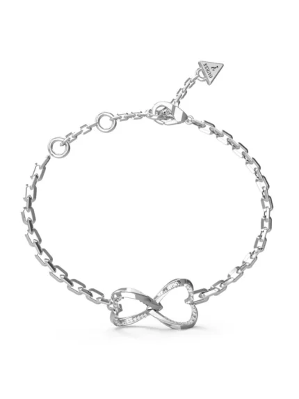 Γυναικείο Βραχιόλι GUESS Mon Amour Two Hearts με Δύο Καρδιές