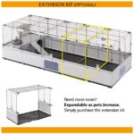 FERPLAST Modular 2 - cage for rabbit and domestic guinea pig - 109 x 72 x 56cm - Image 4