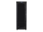 Lanberg Επιδαπέδια Καμπίνα Rack 42U Μαύρο FF01-8042-12BL