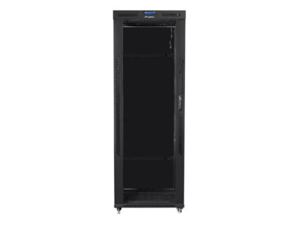 Lanberg Επιδαπέδια Καμπίνα Rack 42U 80x80cm Μαύρο FF01-8842-12BL