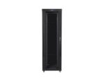 Szafa instalacyjna rack stojąca 19 42U 800x1200 czarna, drzwi szklane LCD (Flat pack)