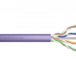 Digitus U/UTP Cat.6 Gigabit Network Cable Ethernet without Terminated Connectors 500m Purple