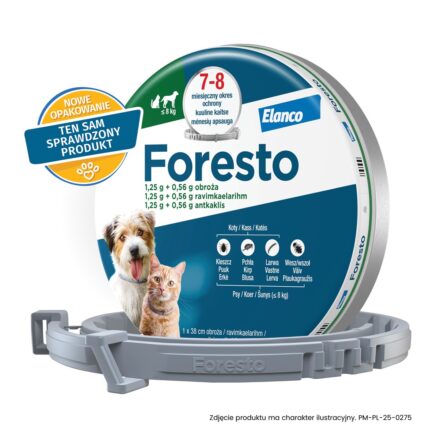 ELANCO Foresto collar for cats and dogs under 8 kg