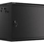 Lanberg Wall Mounted Rack Cabinet 9U 60x45x51.2cm Black WF01-6409-00B