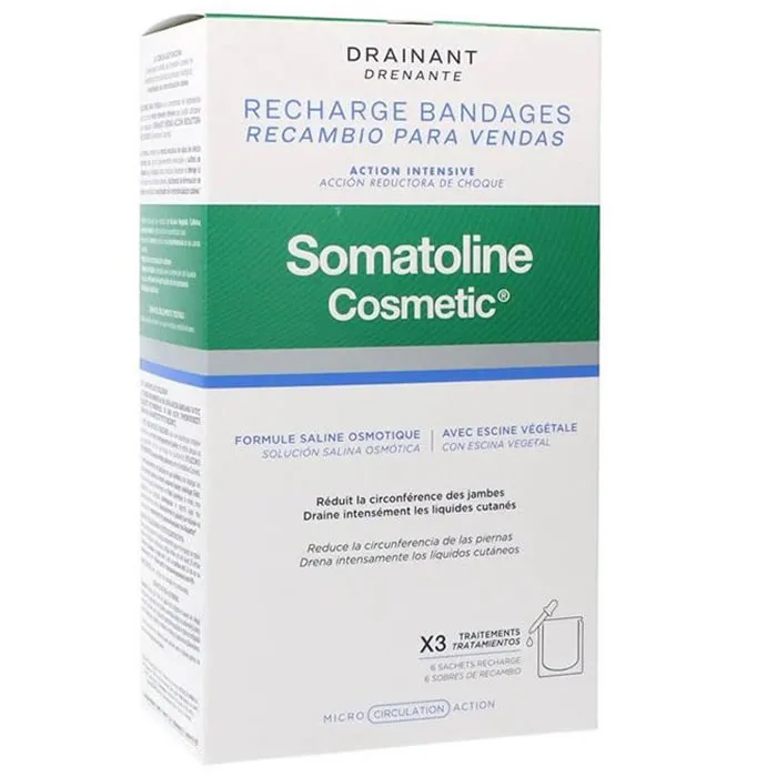 8002410067644_1.webp Somatoline Drainage Refill Bandages Shock Reducing Action 6 Units - Image 1