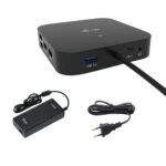i-tec USB-C Docking Station με HDMI/DisplayPort 4K PD Ethernet και σύνδεση 2 Οθονών Μαύρο