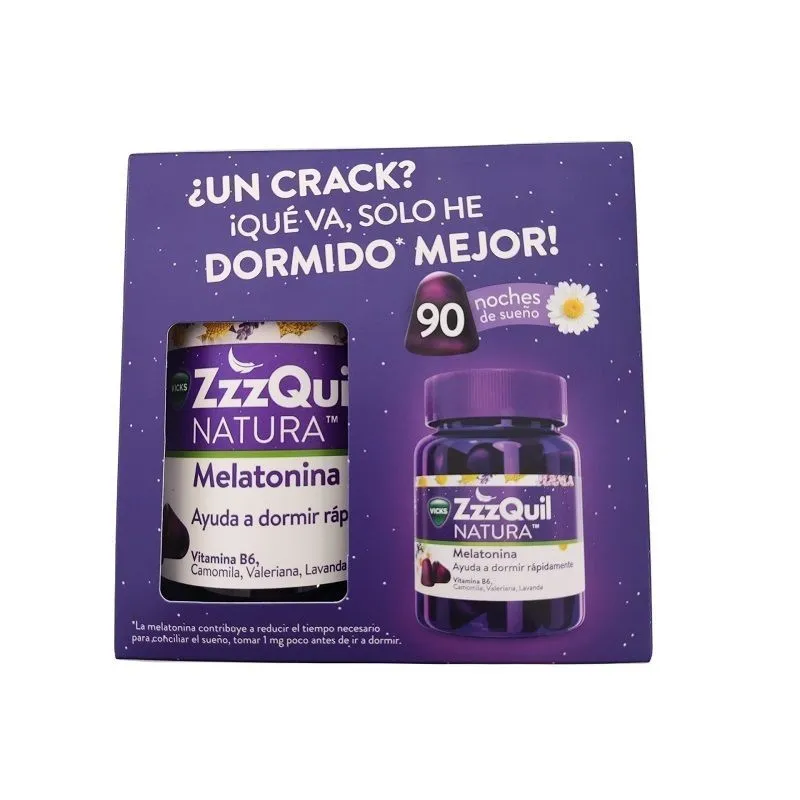 8006540555996.webp Zzzquil Nature Melatonin Pack 60+30 Units - Image 1