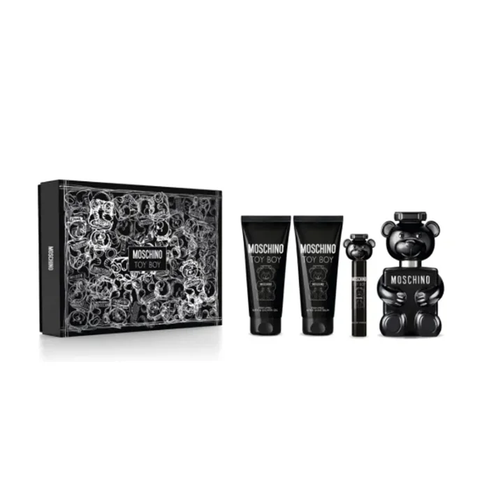 8011003903351.webp Moschino Toy Boy Eau De Perfume Spray 100ml Set 4 Pieces - Image 1