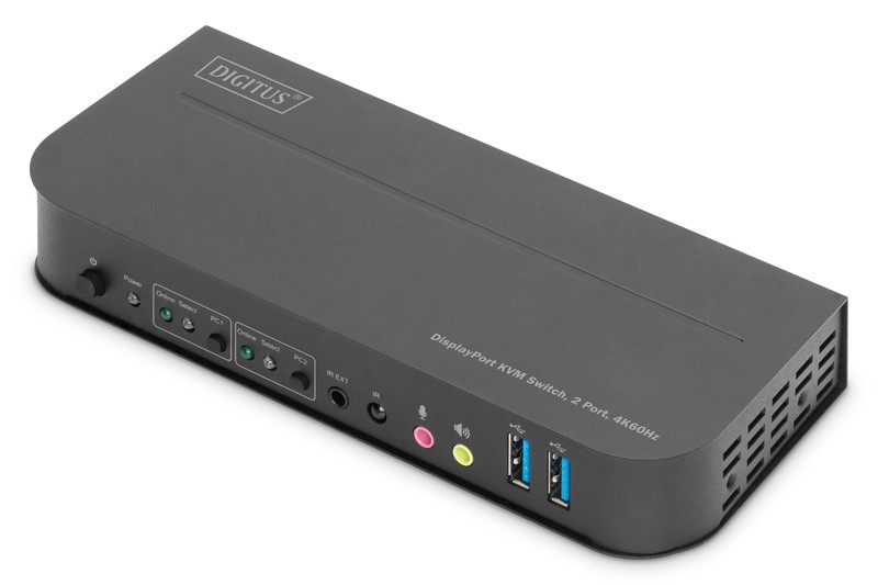 804698_1601106.jpeg Digitus DS-12850 KVM & Data Switch με USB / Audio / DisplayPort / USB 3.0 - Image 1