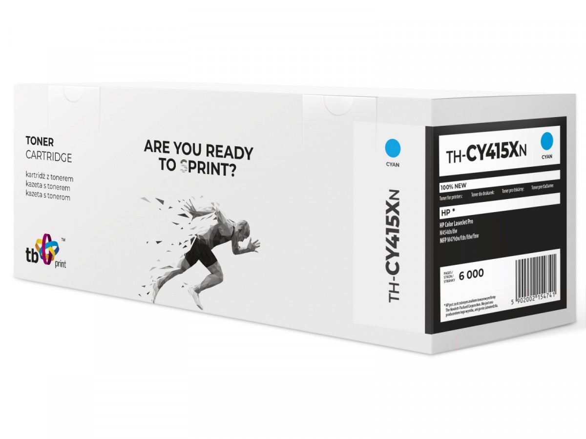 804989_1611122.jpeg TB Print Compatible Toner for Laser Printer HP Cyan - Image 1