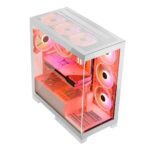 Modecom Volcano Space Apex ARGB Gaming Midi Tower Computer Case with Side Window White - Image 32
