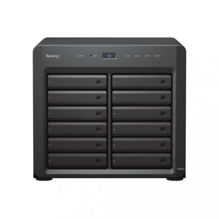 Synology DiskStation DS2422+ NAS Tower with 12 slots for HDD/SSD and 4 Ethernet ports