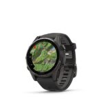 Garmin Fenix 8 Titanium 43mm Waterproof Smartwatch with Heart Rate Monitor (Sapphire, Carbon Grey Dlc Titanium With Black/pebble Grey Silicone Band) - Image 5