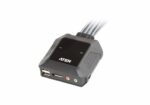 ATEN 2-Port USB DisPlayPort Cable KVM Switch - Image 2