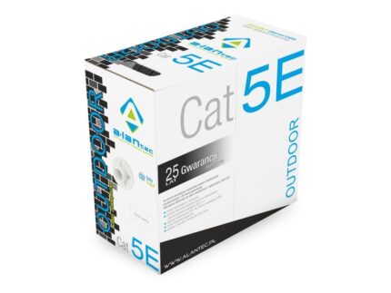 A-LAN U/UTP Cat.5e Network Cable Ethernet without Terminated Connectors 305m Gray
