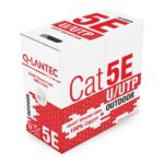 A-LAN U/UTP Cat.5e Network Cable Ethernet without Terminated Connectors 305m Black