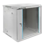 Qoltec Wall Mounted Rack Cabinet 12U Gray 54485