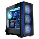 Modecom Horizon Flow Gaming Midi Tower Computer Case with Side Window and Black RGB Lighting - Image 2