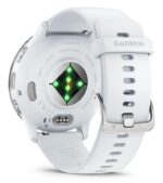 Garmin Venu 3 Stainless Steel 45mm Waterproof Smartwatch with Heart Rate Monitor (Silver Stainless Steel Bezel with Whitestone Case and Silicone Band) - Image 6