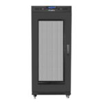 Lanberg Επιδαπέδια Καμπίνα Rack 15U Μαύρο FF01-8015-23BL