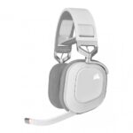 Corsair HS80 RGB Wireless Over Ear Gaming Headset με σύνδεση USB Λευκό