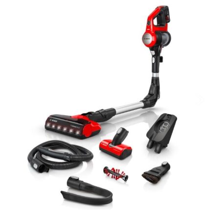 Bosch Unlimited 7 ProAnimal Επαναφορτιζόμενη Σκούπα 2 σε 1 Stick & Χειρός 18V Red