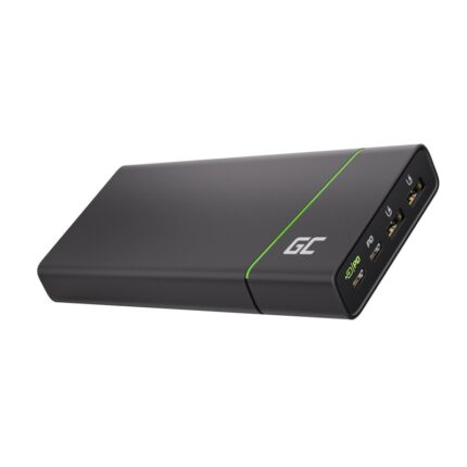 Green Cell PBGC04 Power Bank 26800mAh 128W with 2 USB-A Ports and 2 USB-C Ports Quick Charge 3.0 / Power Delivery Black