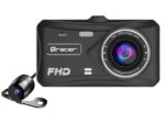 Tracer 4TS FHD CRUX 1080P Windshield Car DVR Set with Rear Camera, 4" Display with Suction Cup