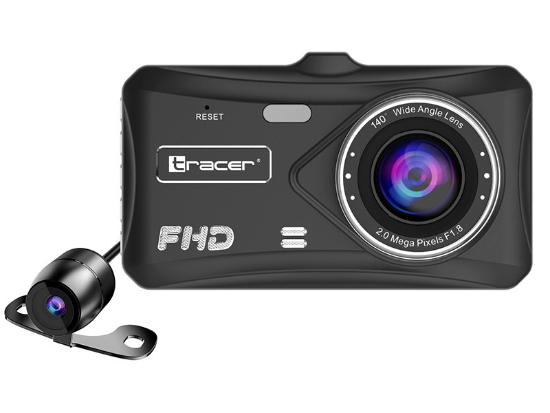 826928_1712981.jpeg Tracer 4TS FHD CRUX 1080P Windshield Car DVR Set with Rear Camera, 4" Display with Suction Cup - Image 1