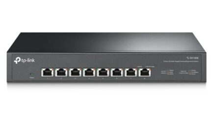 TP-LINK TL-SX1008 Unmanaged L2 Switch with 8 Gigabit (10Gbps) Ethernet Ports