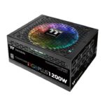 Thermaltake Toughpower IRGB Plus Platinum 1200W Black Computer Power Supply Full Modular 80 Plus Platinum