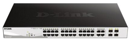 D-Link DGS-1210-24P Managed L2 PoE+ Switch με 24 Θύρες Gigabit (1Gbps) Ethernet και 4 SFP Θύρες
