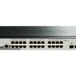 D-Link DGS-1510-28X/E Managed L3 Switch with 24 Gigabit (1Gbps) Ethernet Ports and 4 SFP Ports