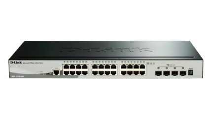 D-Link DGS-1510-28X/E Managed L3 Switch with 24 Gigabit (1Gbps) Ethernet Ports and 4 SFP Ports