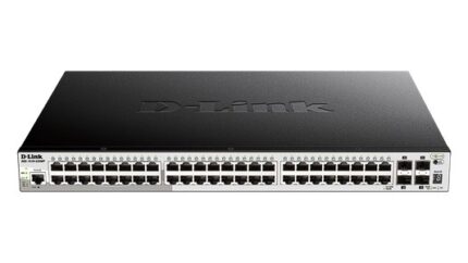 D-Link DGS-1510-52XMP Managed L2 Switch with 48 Gigabit (1Gbps) Ethernet Ports and 4 SFP Ports