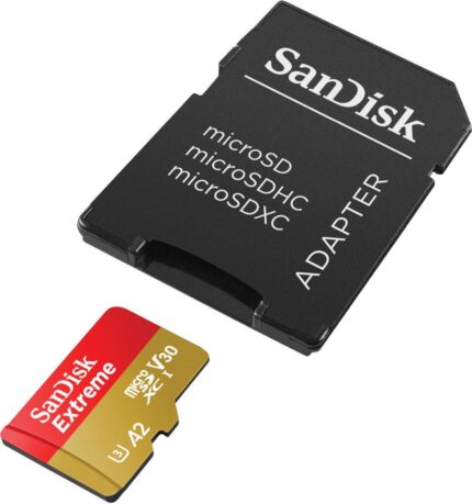 Sandisk Extreme microSDXC 512GB U3 V30 A2 UHS-I 190MB/s with Adapter